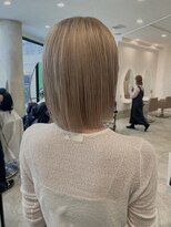 カムバイネオリーブ 溝の口店(Cam by neolive)&nbsp;ボブ/シアーカラー/ホワイトベージュ/溝の口