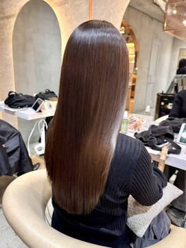 ロンド エスポワール 錦糸町(Lond espoir) ◯ブリーチなしチェリーブラウン髪質改善縮毛矯正酸性ストレート