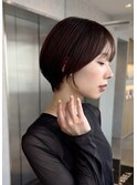 ショートカットショートヘアコンパクトショートボブ丸みショート
