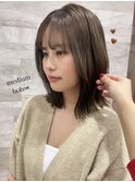 【ナナミ】切りっぱなしロブ