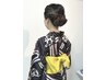 【平日10:00～】浴衣着付け+ヘアセット+フルメイク ￥17,000 → ￥12,500
