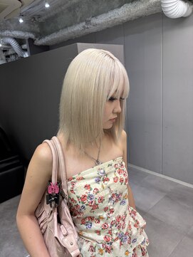 ロテ 名古屋 名駅店(Lote.) くびれヘア/アプリコットオレンジ/夏のヘアアレンジ/名古屋