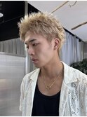 スパイキーショート/ミルクティーベージュ/佐々木麻衣