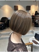 ブリーチなしダブルカラー Aujua髪質改善トリートメント