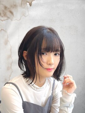 ティエル 町田店(tiel) 【顔周りレイヤー】外ハネボブstyle