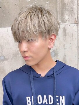 モアナ バイ ヘッドライト 駒沢大学店(Moana by HEADLIGHT) Moana【駒沢】#メンズカット#ハイトーン#ブリーチ#マッシュ