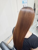 チェレ ロッソ 金剛店(Chere rosso)&nbsp;髪質改善ストレート・ナチュラルブラウン・艶髪美人