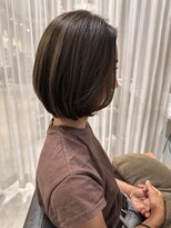 フリーラ 横浜(freera)&nbsp;愛され顎ラインボブアンニュイ色気色っぽボブウェーブボブ