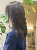 アッシュグレージュグレージュダブルカラー秋カラー秋ヘアHR-165