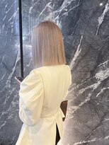 リノ(RLINO)&nbsp;【名古屋/栄】ボブカット/ブリーチ/ピンクベージュ