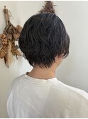 ショート×ニュアンスパーマ