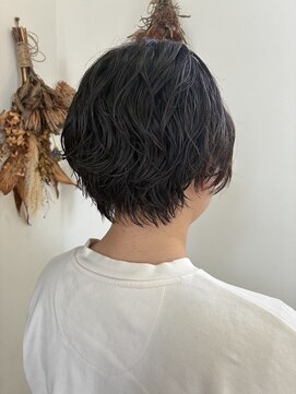 ショート×ニュアンスパーマ