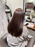 【自然なストレート】カット+縮毛矯正+うる艶3stepトリートメント
