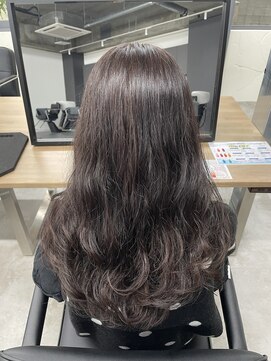 韓国風パーマコテ巻き風パーマ