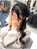 【新宿駅/新宿三丁目/ヘアセット/推し活/くるみちゃんヘア】