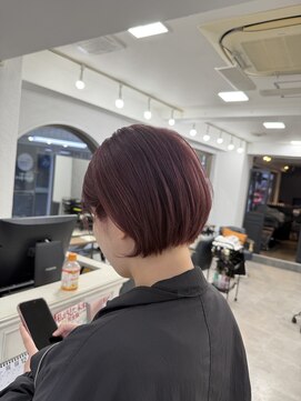 クラン(Chlan) 多毛さんショート×ブリーチありブロッサム