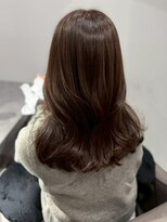 ニフティー(Nifty)&nbsp;大人可愛い/モテ髪セミディ/レイヤーミディアム/ココアブラウン