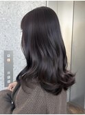 ラベンダーブラウン/ラベンダーカラー/ブリーチなし/顔周り