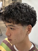 ナム 錦糸町(NAM)&nbsp;MEN’S/リバースセンターパート/ニュアンスパーマ/錦糸町