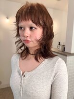 テトヘアー(teto hair)&nbsp;マレットヘア/ブラウンカラー/ブリーチなしダブルカラー/韓国