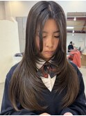 ワンホンレイヤー/ミルクティーブロンド/ダークブルー/木更津