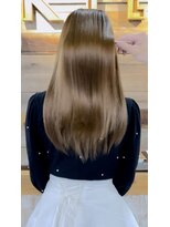 キース ヘアアンドメイク 恵比寿(kith. hair&make)&nbsp;韓国カラーブリーチなしダブルカラー髪質改善トリートメント艶髪