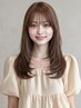 【新導入】カット+透明感カラー+髪質改善バイカルテトリートメント¥16,500