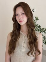 フィルムス 横浜(FILMS+)&nbsp;デジタルパーマ/ミディアムレイヤー/韓国巻き風/顔周りカット