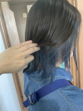 ヘアーディア みどり店(Hair...DiA) インナーブルー