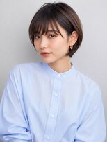 リアン 横須賀中央店(Lien)&nbsp;ショートボブ 顔周りカット ダークブラウンカラー 20代