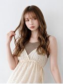 大人可愛いゆるウェーブロング