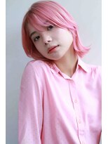 トトノ ヘアアンドケア(TOTONO hair & care)&nbsp;やわらかピンクの外ハネボブ