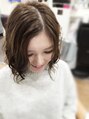 24 岸和田店 パーマとカラー同じ日にOK！傷まないよう調節してます♪