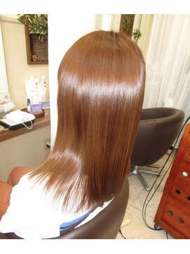 コアフィールフィス(COIFFURE fils) 《見附　今町》M3D セミロング　明るめブラウン