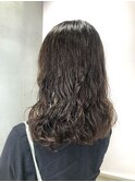 デジタルパーマ×コテ巻き風パーマ