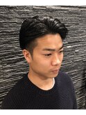 ツーブロック×ナチュラル