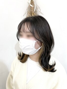 クリアリティ ヘアーサロン 京都駅前本店(clarity hair salon) チラ見えが◎インナーカラー @1101_hairstyle●058●