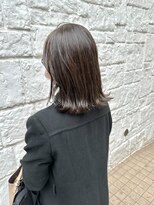 ラミ(L'ami)&nbsp;艶髪外ハネボブ/透明感グレージュ/地毛風カラー