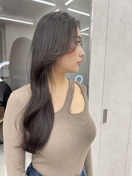 ロンド マーレ 天神大名店(Lond mare) 小顔レイヤー韓国ヘア 韓国風ヘア レイヤーカット 福岡美容室