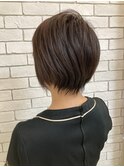 雨の日も安心ナチュラルストレートショート