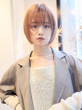 エムスラッシュ みなとみらい馬車道店(M SLASH) ことりベージュ/ウルフボブ/ショートマッシュ/小顔/馬車道