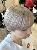 ブリーチ2回以上で作る色落ちホワイトブロンド 20代30代40代
