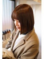 ニードバイスケール(NEED by SCALE)&nbsp;前下がりボブ×ベージュ