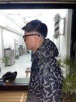 ウェルネス(Wellness)&nbsp;マッシュパーマウルフ波巻きハイライト76