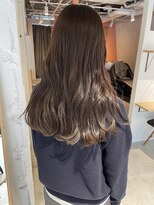 コフィー バイ メルト 吉祥寺(cofy by melt)&nbsp;【松本咲花】ブリーチなしダブルカラー初カラーグレーベージュ
