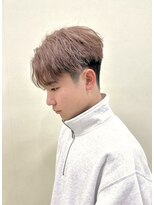 アンジュ 佐賀みやき店(Ange) ピンクベージュ　ショートマッシュ