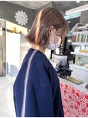 切りっぱなしボブ