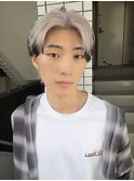 パールシルバー　エンドカラー　ハイトーンカラー