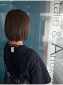 髪質改善エイジングケアトリートメント×つやつやショートボブ