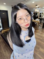 リコバイアフロート(riko by afloat)&nbsp;セミロング/ストレート/縮毛矯正/黒髪/暗髪